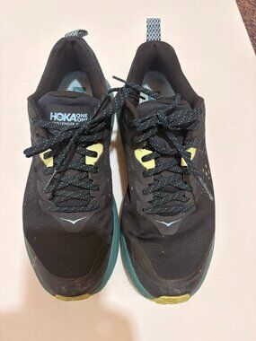 Hoka Men's Challenger ATR 6 Trail Running Shoes in Black/Thyme Men's size 10D